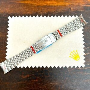 20mm stainless steel bracelet.